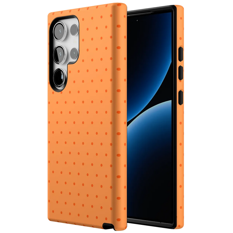 On the Dot | Orange Polka Dot Case