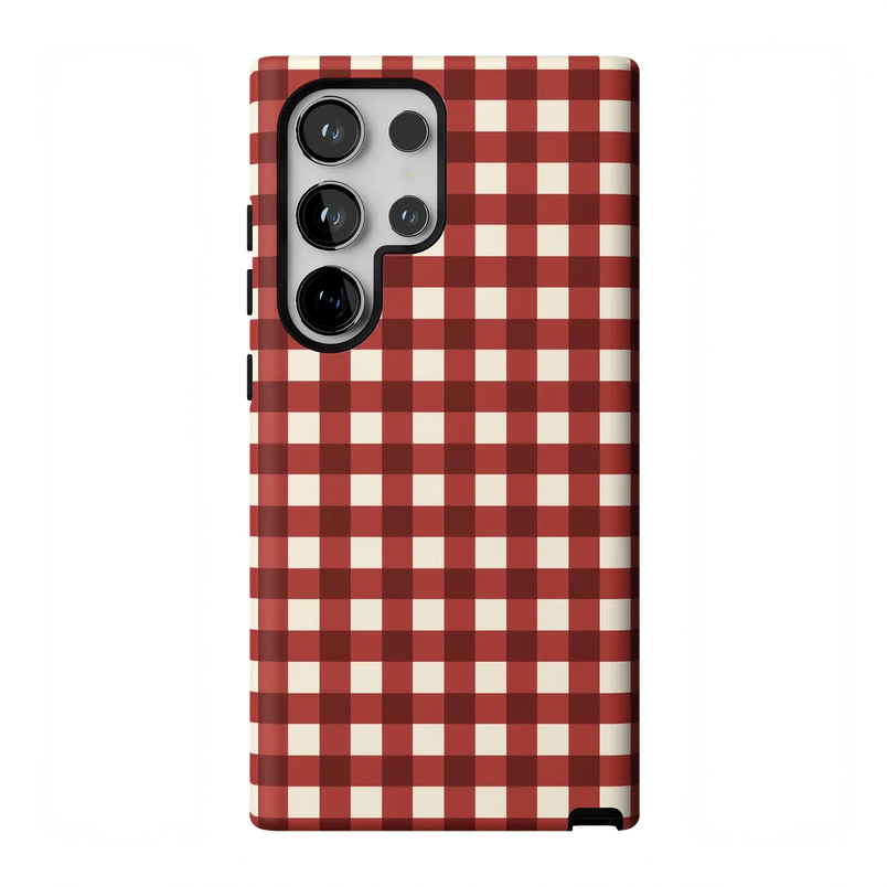 Checked Twice | Red Plaid Case
