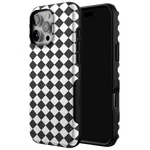 Salem's Hex | Black & White Checkered Case
