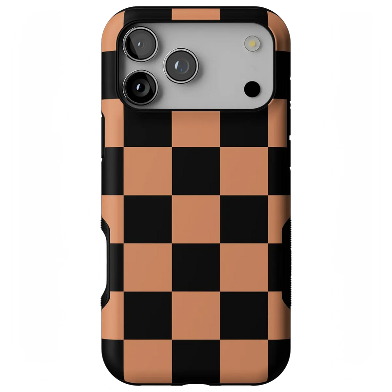Fit Check | Black & Brown Checkerboard Case