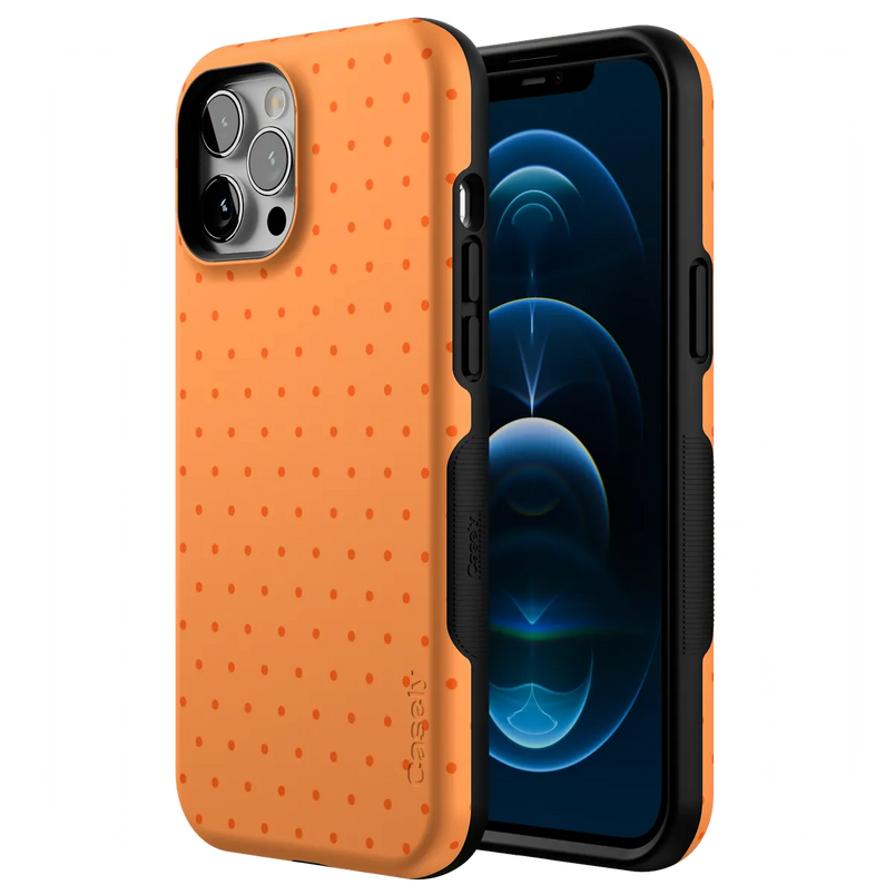 On the Dot | Orange Polka Dot Case