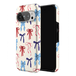 American Girlie | Red White & Blue Bows Case