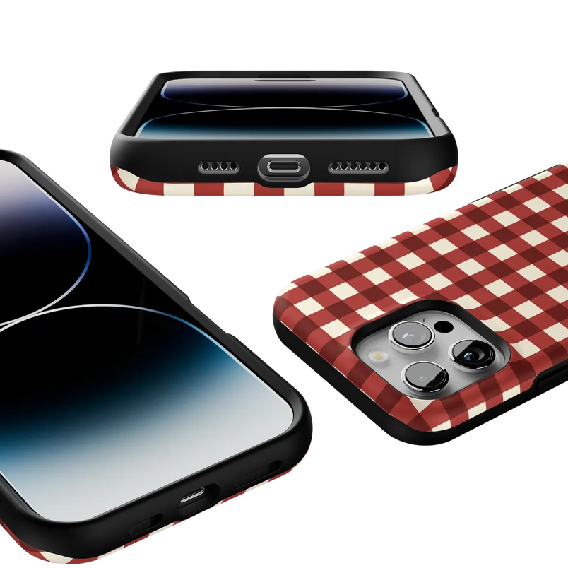 Checked Twice | Red Plaid Case
