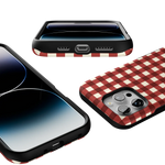Checked Twice | Red Plaid Case