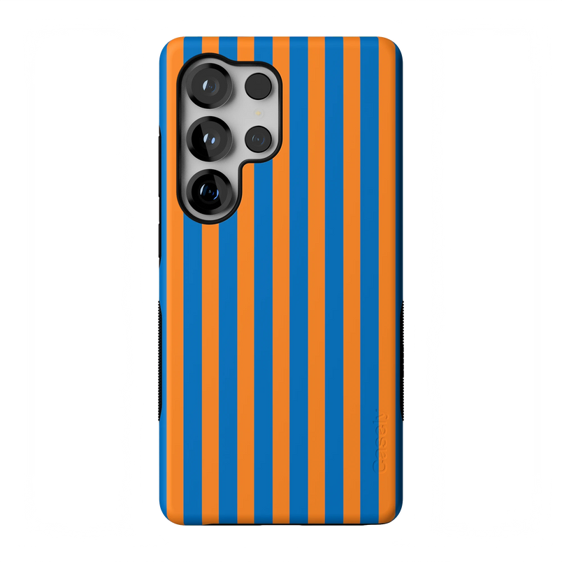 Go New York | Blue & Orange Stripes Case - Galaxy S25 Ultra