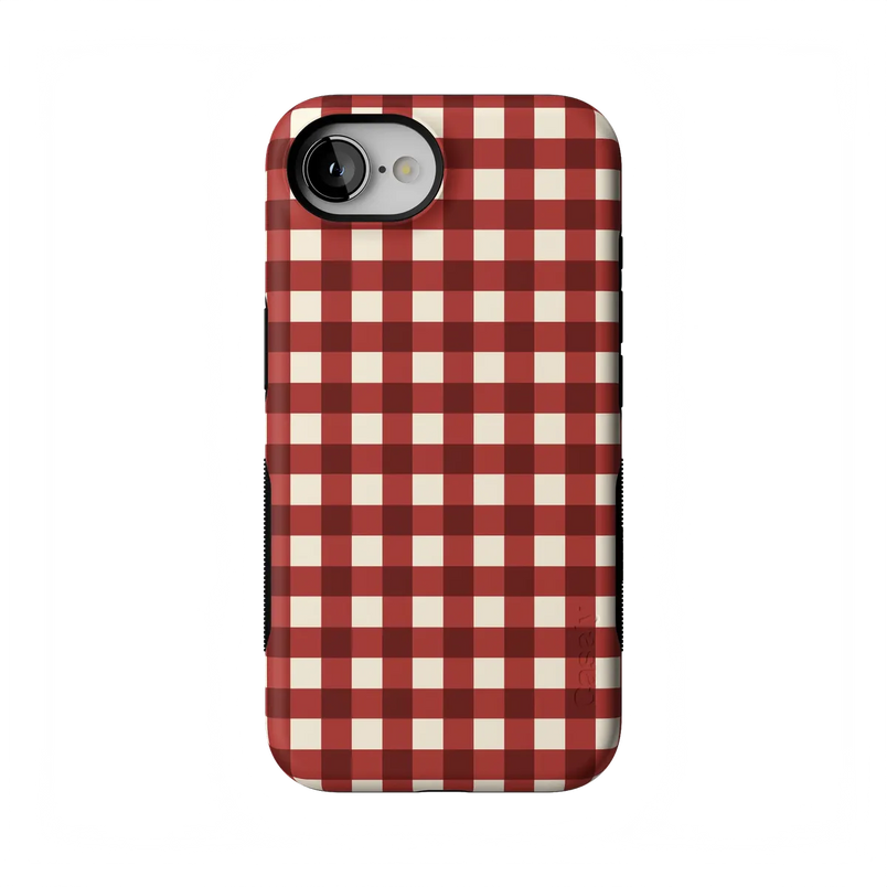Checked Twice | Red Plaid Case