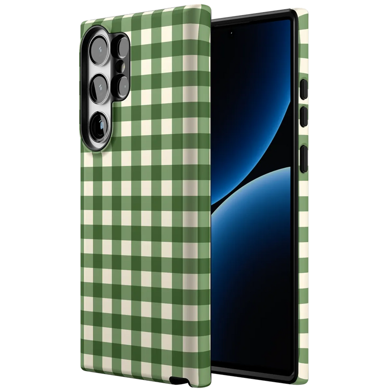 Checked Twice | Green Plaid Case