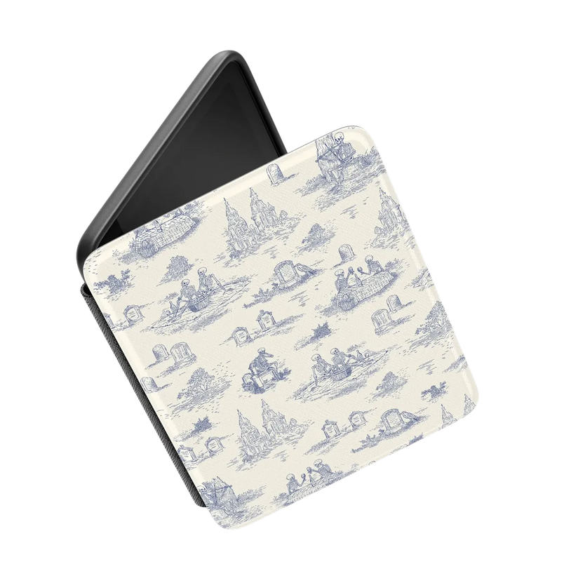 Graveyard Gathering | Skeleton Picnic Kindle Case