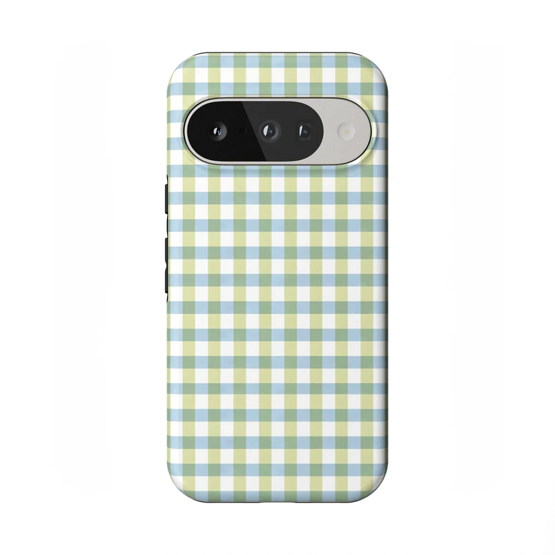 Pastel Picnic | Blue & Green Gingham Case