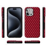 On the Dot | Maroon Polka Dot Case