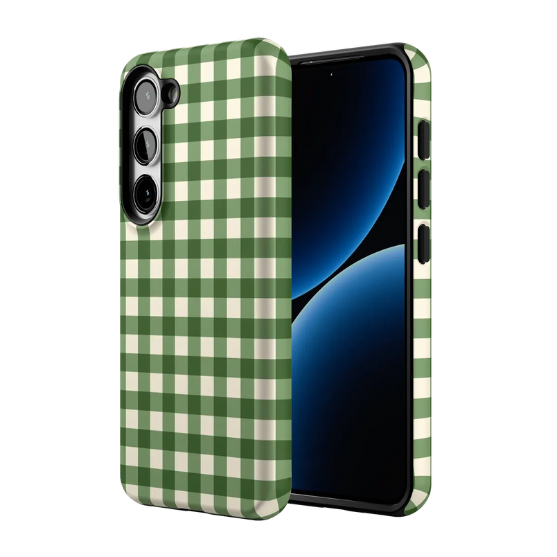 Checked Twice | Green Plaid Case