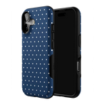 On the Dot | Navy Polka Dot Case