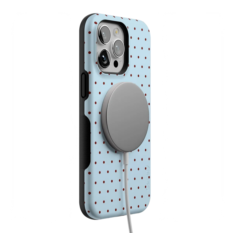 On the Dot | Blue Polka Dot Case