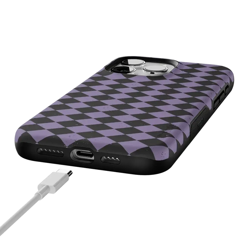 Midnight Hex | Purple Checkered Case