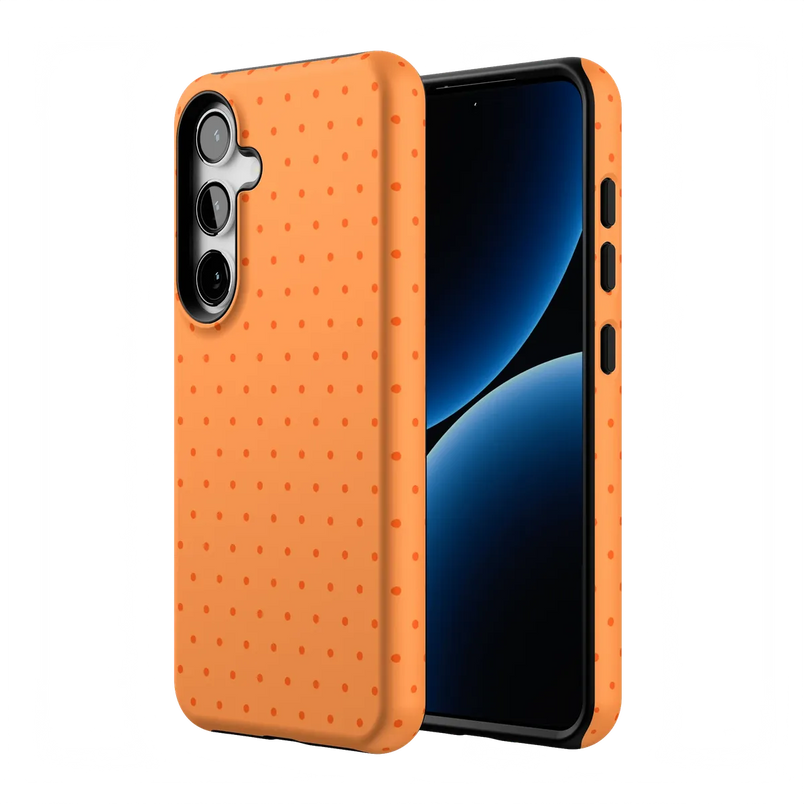 On the Dot | Orange Polka Dot Case