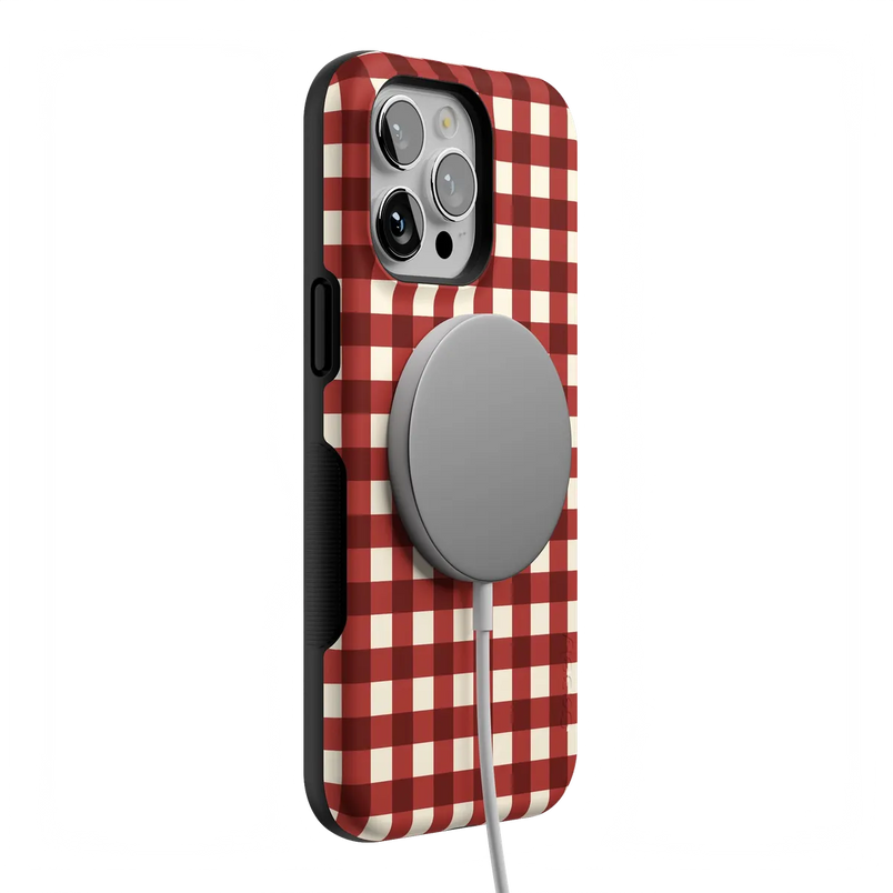 Checked Twice | Red Plaid Case
