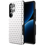 On the Dot | White Polka Dot Case