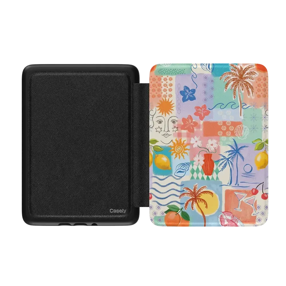 Tropical Heat Beachy Collage Kindle Case - Thumbnail 2
