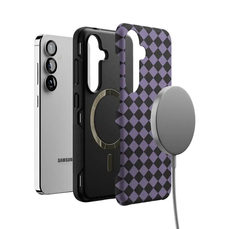 Midnight Hex | Purple Checkered Case