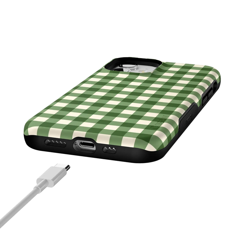 Checked Twice | Green Plaid Case