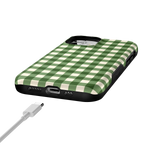 Checked Twice | Green Plaid Case