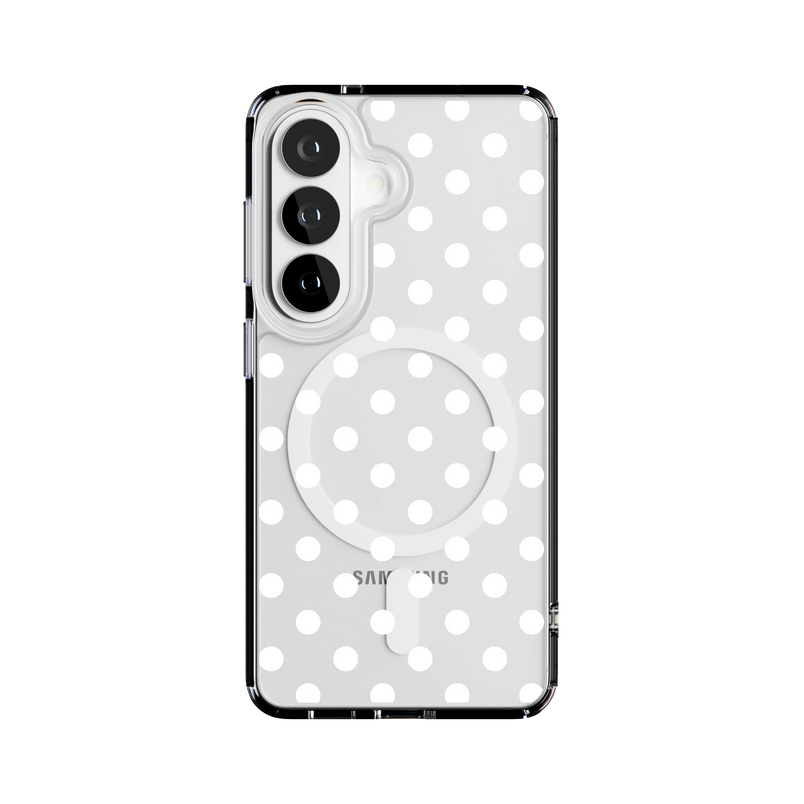 Spotted in SoHo | White Polka Dot Case - Galaxy S26