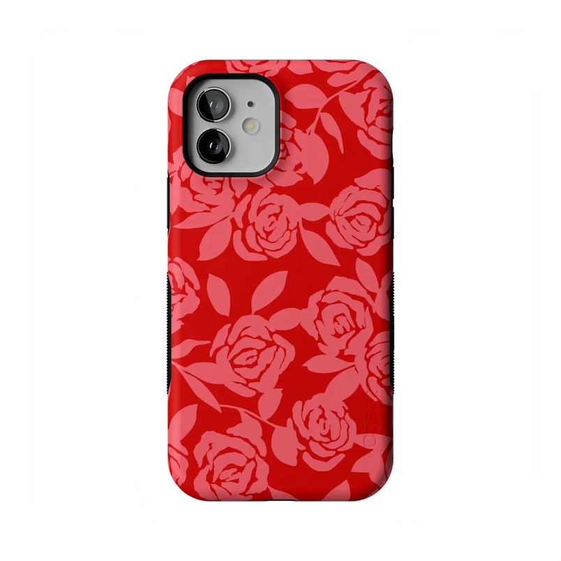 Final Rose | Red & Pink Floral Case