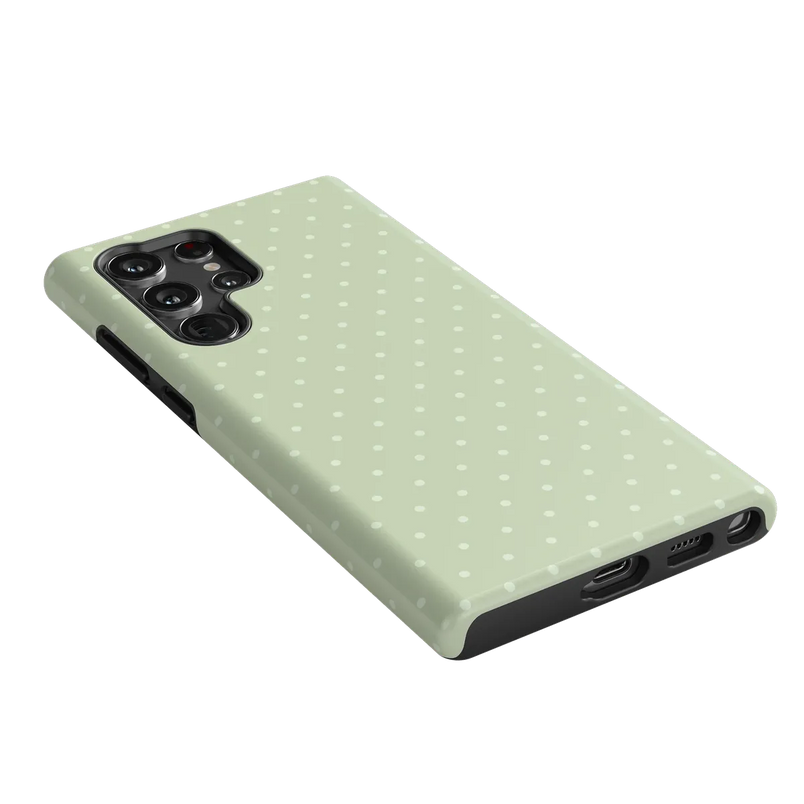 On the Dot | Green Polka Dot Case