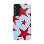 Stars Align | Blue & Red Stars Case - Galaxy S21