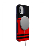 Storm Warning | Black & Red Stripes Case