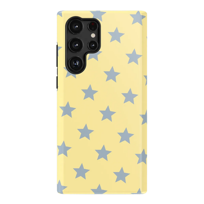 Shine Bright | Butter Yellow Stars Case - Galaxy S22 Ultra