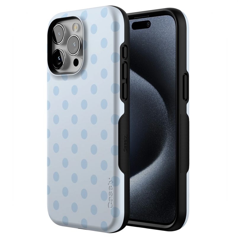 Spotted in SoHo | Light Blue Polka Dot Case