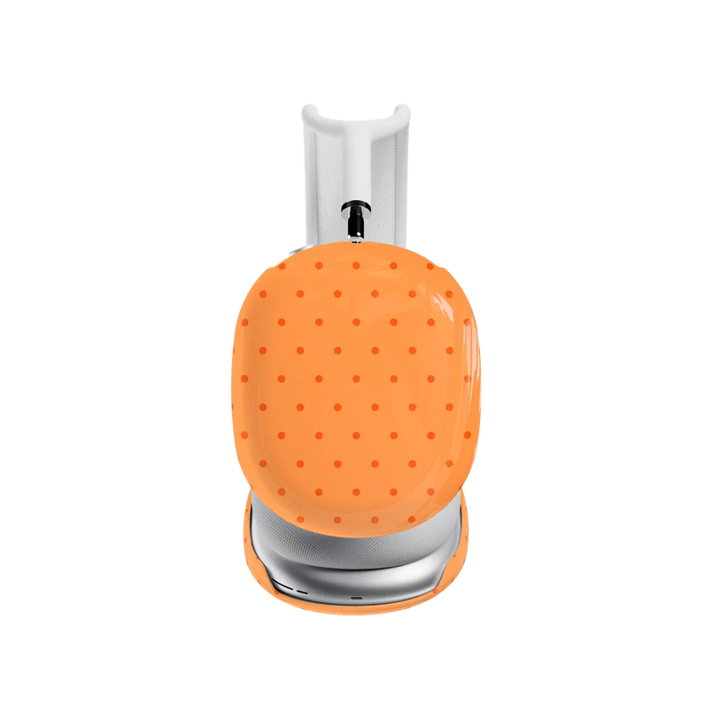 On the Dot | Orange Polka Dot AirPods Max Case