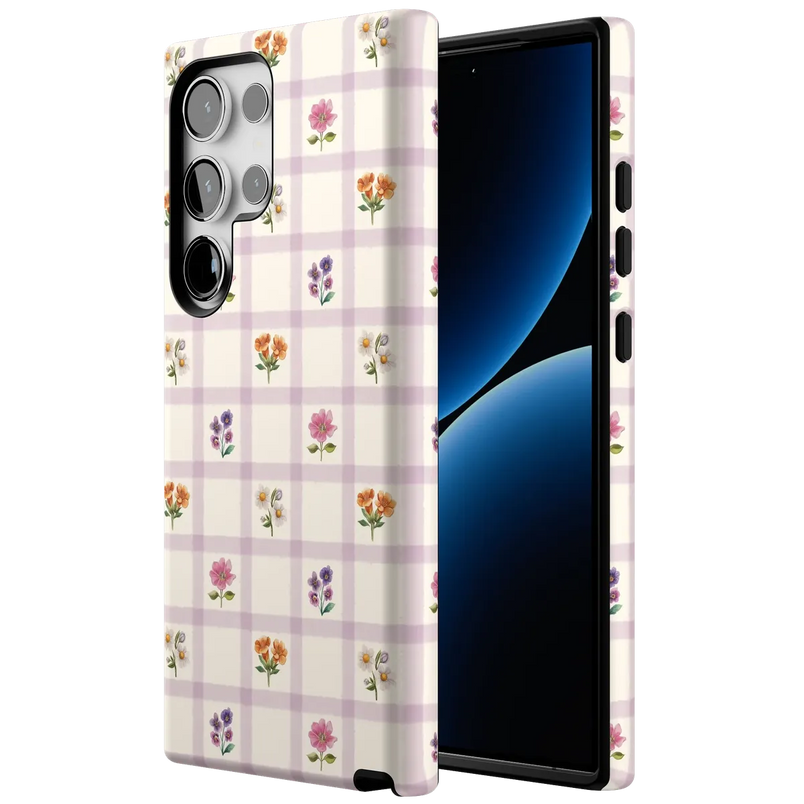 Meadow Check | Floral Gingham Case