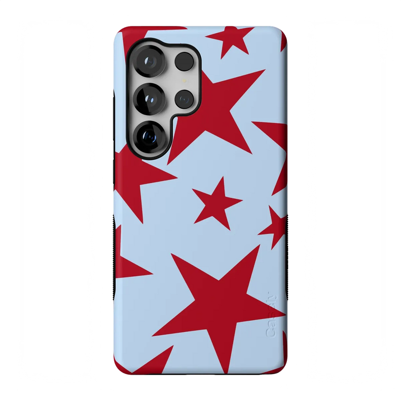Stars Align | Blue & Red Stars Case - Galaxy S25 Ultra