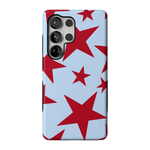 Stars Align | Blue & Red Stars Case - Galaxy S25 Ultra