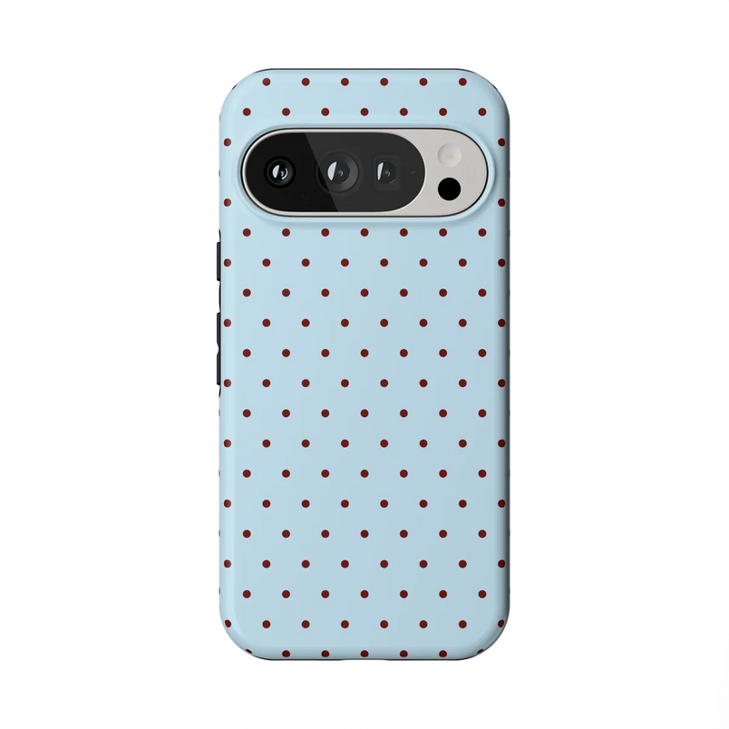 On the Dot | Blue Polka Dot Case