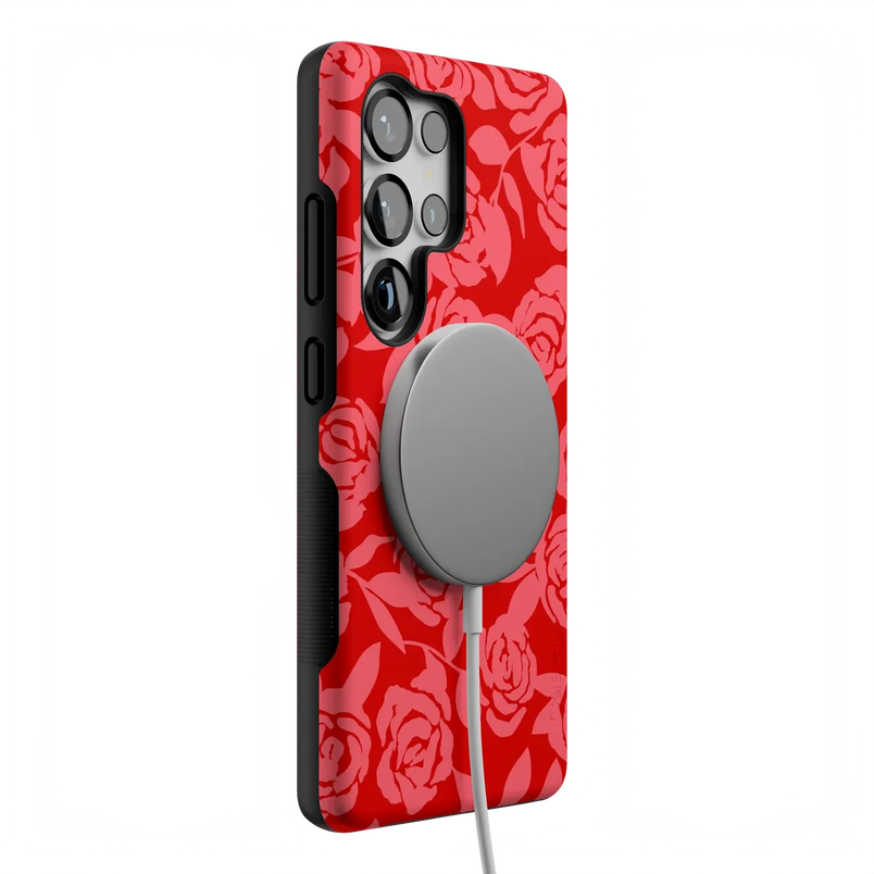 Final Rose | Red & Pink Floral Case