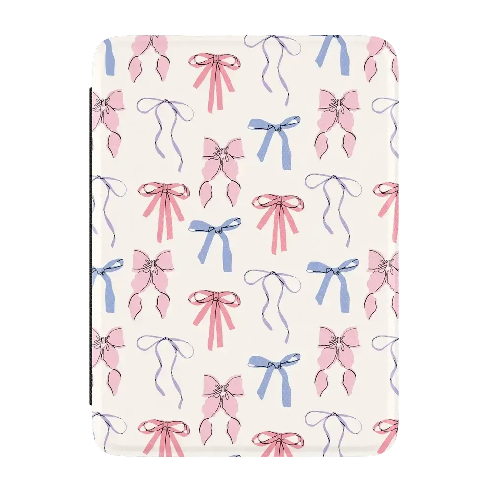 Coquette Girlie Pastel Bows Kindle Case