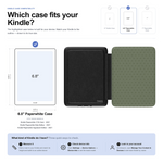 On the Dot | Olive Green Polka Dot Kindle Case