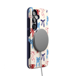 American Girlie | Red White & Blue Bows Case