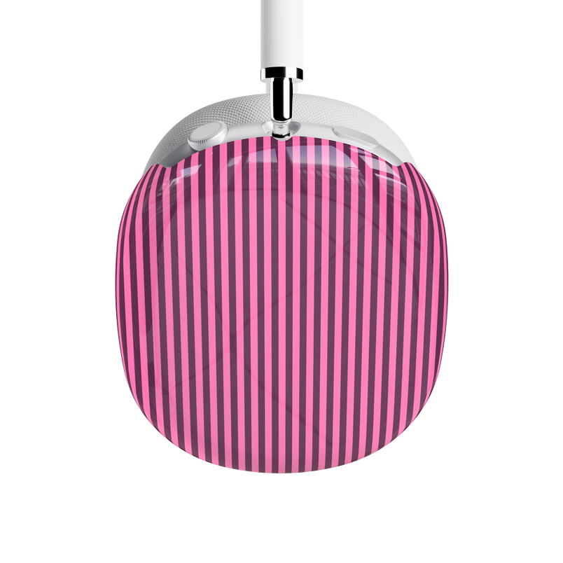 Stripes and the City | Pink & Purple Pinstripe AirPods Max Case