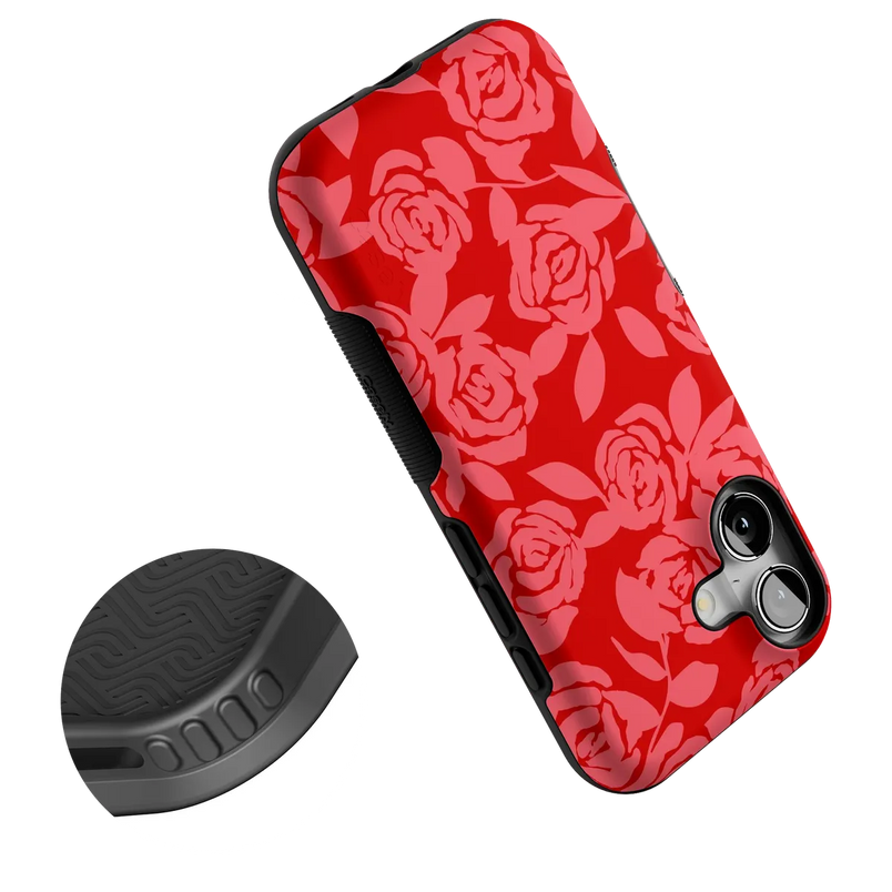 Final Rose | Red & Pink Floral Case