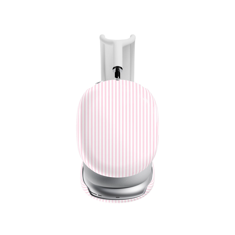 Stripes and the City | Light Pink Pinstripe AirPods Max Case
