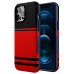 Storm Warning | Black & Red Stripes Case