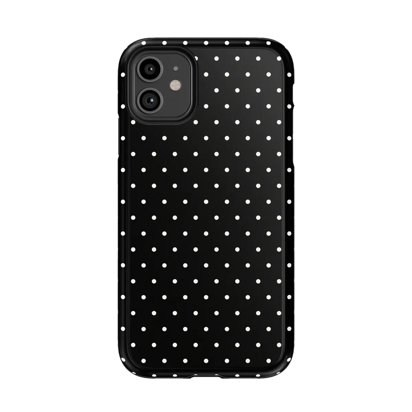 On the Dot | Black Polka Dot Case