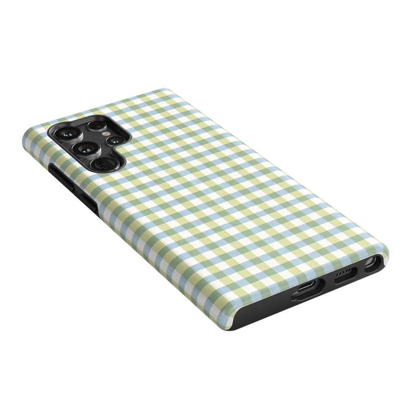 Pastel Picnic | Blue & Green Gingham Case