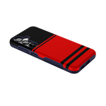 Storm Warning | Black & Red Stripes Case