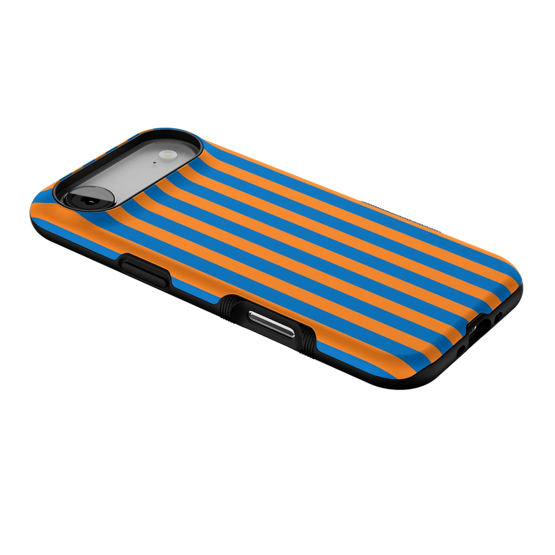Go New York | Blue & Orange Stripes Case