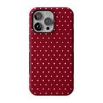 On the Dot | Maroon Polka Dot Case